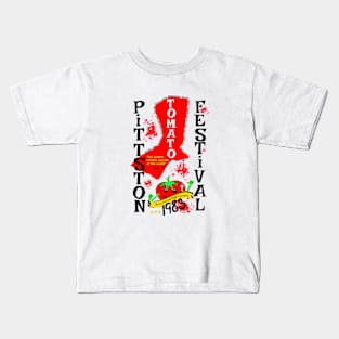 Pittston Tomato Festival Poster Kids T-Shirt